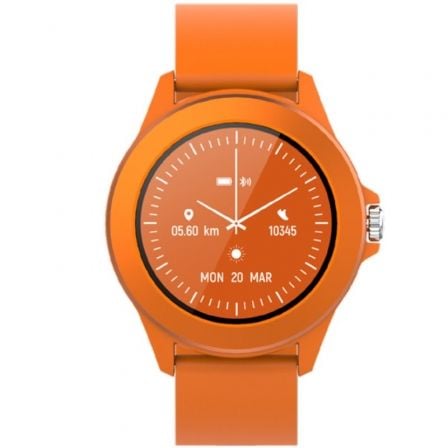 Smartwatch Forever Colorum CW-300/ Notificaciones/ Frecuencia Card?aca/ Naranja
