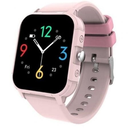 Smartwatch Forever IGO JW-150/ Notificaciones/ Frecuencia Card?aca/ Rosa