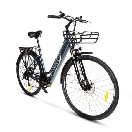 Bicicleta El?ctrica SmartGyro Ebike Sunset Titanium/ Motor 250W/ Ruedas 27.5'/ Titanium